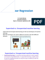 Lecture 4 Linear Regression