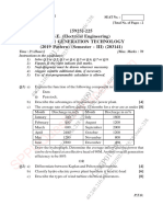 Be Electrical Engineering Semester 3 2022 November Power Generation Technologies PGT Pattern 2019