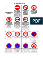 Panneaux D'interdictions