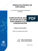 Fabricación de Seguidor Solar