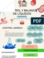 Control y Valnce de Líquidos