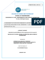 The Final Year Academic Project in Surveying and Geomatics Engineering From University of Rwanda