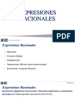 Expresiones Algebraicas Racionales