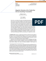 The Sociolinguistic Situation of The Manila Bay Chabacano-Speaking Communities