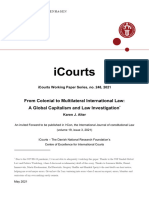 From Colonial To Multilateral Intl Law