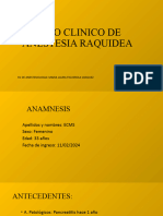 CASO CLINICO A. RAQUIDEA Febrero