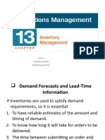 Inventory Management Part 2