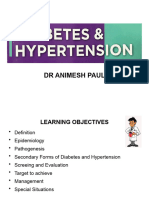 Diabetes Hypertension