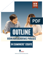 Outline - Highlight Phrases in Examiners' Essays (Part 3)