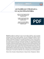 Como As Famílias Utilizam A Educação Financeira