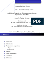 Metodologia para Nalisis Defatiga en Palas de Aerogeneradores