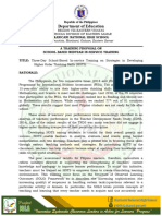 2024 - INSET - Training Matrix