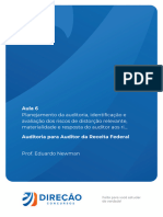 Planejamento Da Auditoria, Identificação e Avaliação Dos Riscos de Distorção Relevante, Materialidade e Resposta Do Auditor Aos Riscos Avaliados