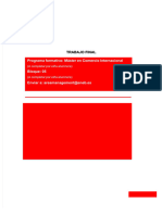 Programa Formativo: Máster en Comercio Internacional