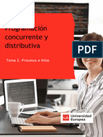 Programación Concurrente y Distributiva: Tema 2. Procesos e Hilos