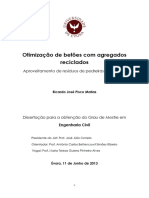 Otimização de Betões Com Agregados Reciclados - CORRIGIDO