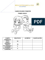 Examen Segundo Trimestre