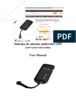 Vehicle GPS Tracker User Manual Español