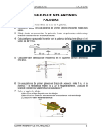 Ejerciciosmecanismos - Palancas y Poleas