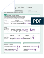 Defining and Non-Defining Relative Clauses