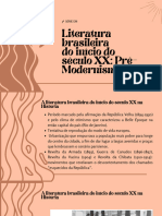 Literatura Brasileira Do Início Do Século XX Pré-Modernismo 2