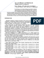 Analysis and Design of Sprinkler Irrigation Laterals