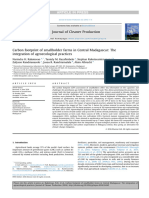 Carbon Footprint of Smallholder Farms in Central Madagascar Rakotovao Et Al