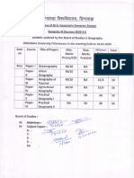 MA Geography III Sem