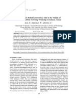 Akoto Et Al (2008) Heavy Metals Pollution in Surface Soils in The Vicinity of Abandoned Railway Servicing Workshop in Kumasi