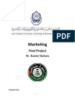 Marketing Project - Nourhan Part