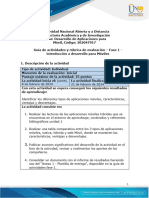 Guía de Actividades y Rúbrica de Evaluación - Fase 1 - Introducción A Desarrollo para Móviles