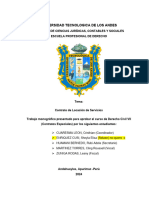 Trabajo Monografico Derecho Civil Vii Contrato de Locacion de Servicio