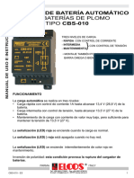 Cargador de Bat. Electronico Elcos