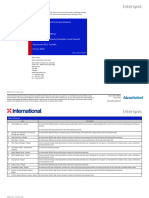 Interspec Paint Specification