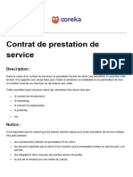 Ooreka Contrat de Prestation de Service