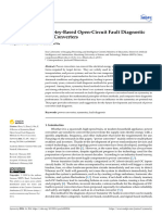 A Review of Symmetry-Based Open-Circuit Fault Diag