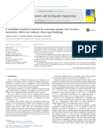 A Simplified Empirical Method For Assessing Seismic Soil-Structure