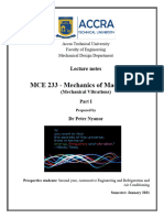 MCE 233 Mechanics of Machines III Part 1