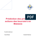 Prédiction Des Prix Des Actions Des Boursiers en Malaisie