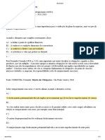 Prova de Teoria Geral Das Relaçoes Obrigacionais