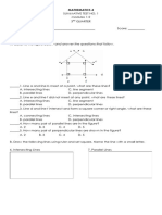 MATH 4 Lines and Angles