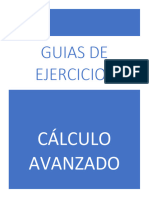 GUIAS DE EJERCICIOS - CÁLCULO AVANZADO (Actualizado01-23)