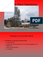 Concrete Plant Operations