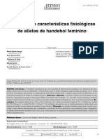 Avaliação de Características Fi Siológicas de Atletas de Handebol Feminino