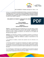 Reformas Al Reglamento de Transito y Movilidad para El Municipio de Tepic-26 de Junio-2021