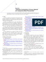 Measurement of Hydraulic Conductivity of Porous Material Using A Rigid-Wall, Compaction-Mold Permeameter