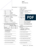 COL - TRB 1 - Basic - Grammar Unit 1