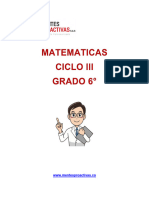 Ciclo3 Grado6° Mat Unidad1