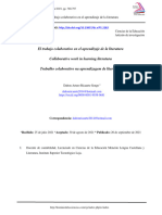 El Trabajo Colaborativo en El Aprendizaje de La Literatura