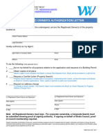 Property Authorization Letter Format